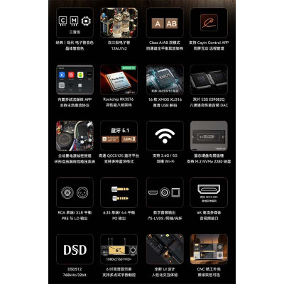 Cayin ID6 Streaming HiFi Music Player Digital Streaming