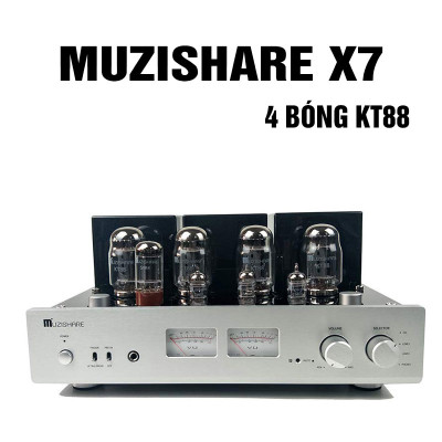 ÂM LY ĐÈN MUZISHARE X7 Bóng KT88 Giá Rẻ