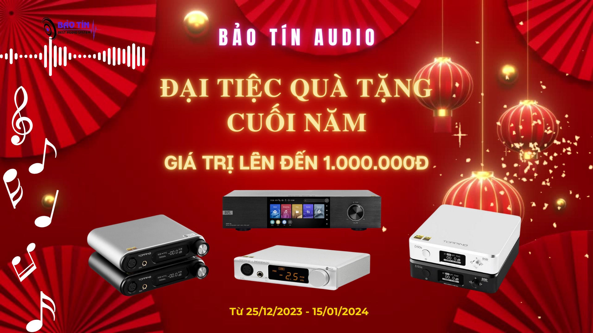 Tri Ân Khách Hàng nhân dịp cuối năm tại Bảo Tín Audio!