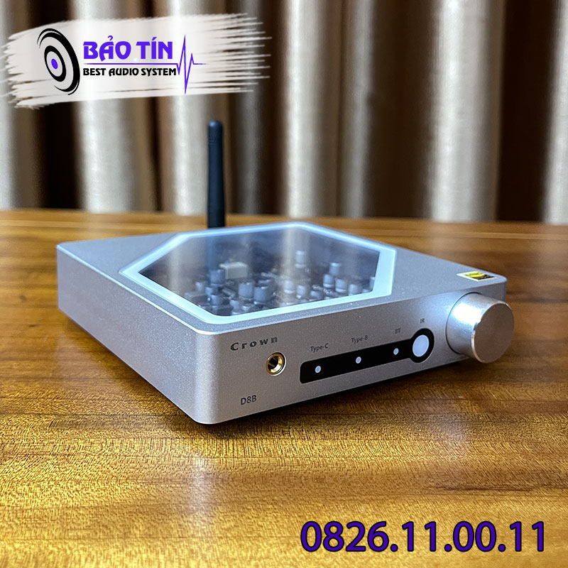 Đầu DAC Bluetooth quốc dân Crown D8B giá chỉ 2.650K