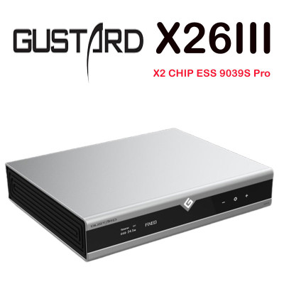 DAC CAO CẤP GUSTARD X26III X2 Chip ESS9039SPro