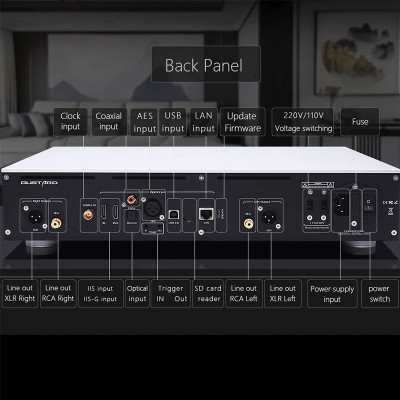 DAC CAO CẤP GUSTARD X30 - X4 CHIP ESS9039SPRO