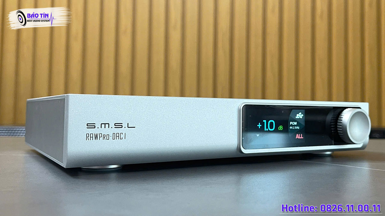 Đánh giá chất âm DAC SMSL RAW Pro DAC1 – Trải nghiệm thực tế và góc nhìn chi tiết