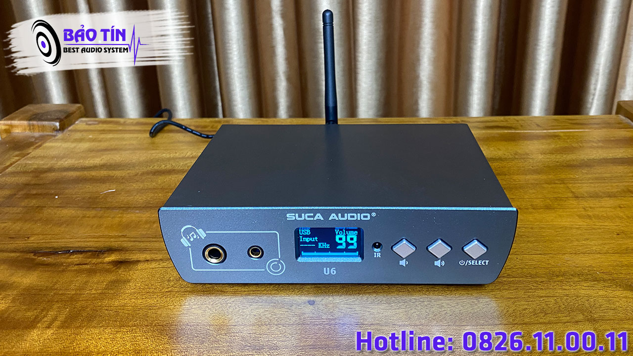 DAC Suca U6 – Chất âm chi tiết, mượt mà từ trái tim ES9038Q2M danh tiếng