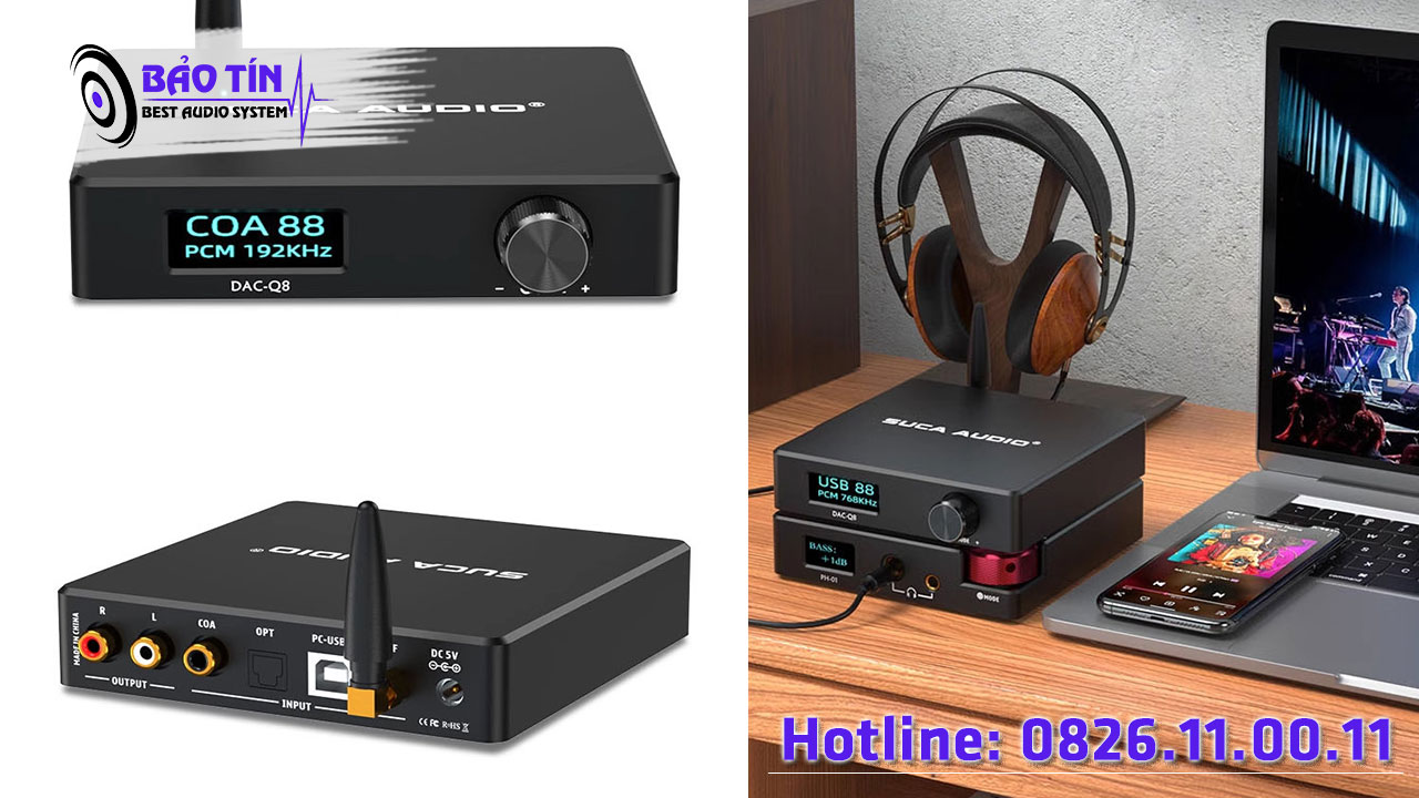 SUCA AUDIO Q8: CẤU HÌNH “MẠCH KHỦNG” TRONG TẦM GIÁ