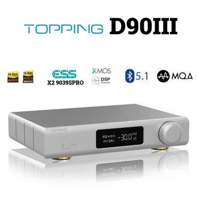 DAC TOPPING D90 III Cao Cấp Của Hãng Topping Audio