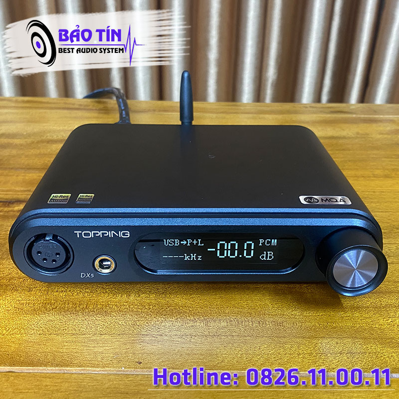 DAC Topping DX5: Chất âm ấm mượt, hỗ trợ giải mã MQA