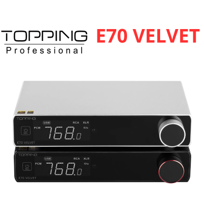 DAC TOPPING E70 VELVET Dùng chip AKM 4499EX