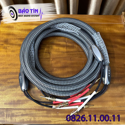 Dây loa Krell Đầu Jack Bắp Chuối Răng Cưa Kích Thước Dài 2,5m/vế