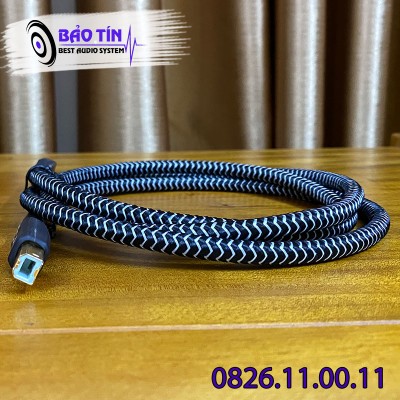 Dây USB Mạ Bạc Audiomeca