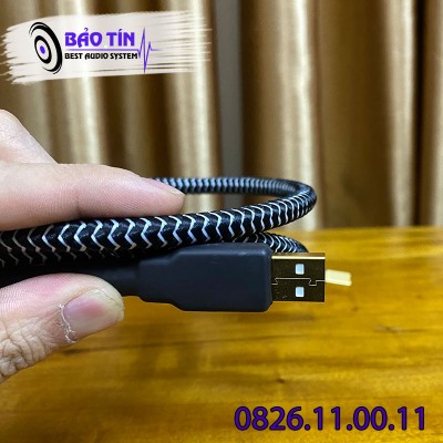 Dây USB Mạ Bạc Audiomeca