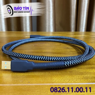 Dây USB Mạ Bạc Audiomeca