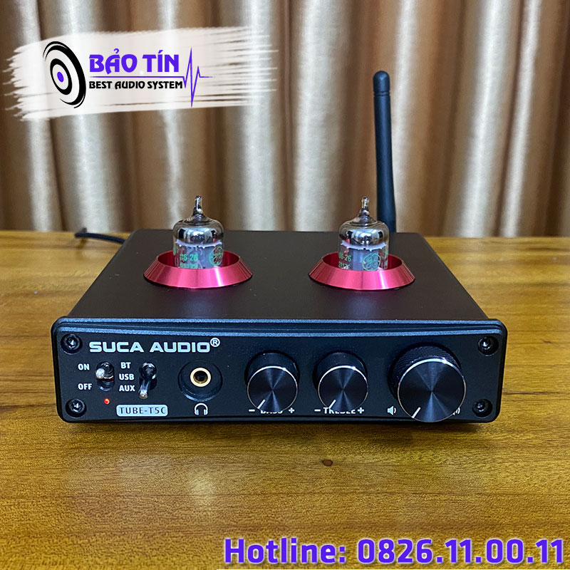 Tube T5C – Bộ tiền khuếch đại đèn mini tích hợp Bluetooth 5.0, USB DAC 24bit/192kHz – Giải pháp âm thanh tinh tế cho mọi không gian nghe nhạc